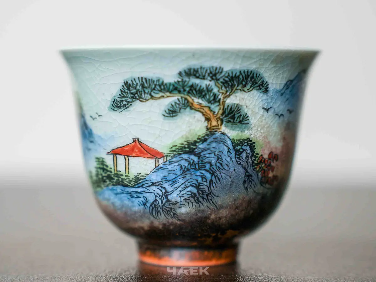 Пиала № 324, керамика Цзиндэчжэнь, 100 мл