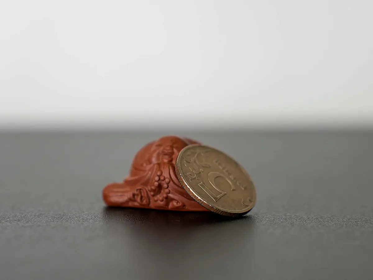 Чайная фигурка «Хотэй» № 84, исинская глина