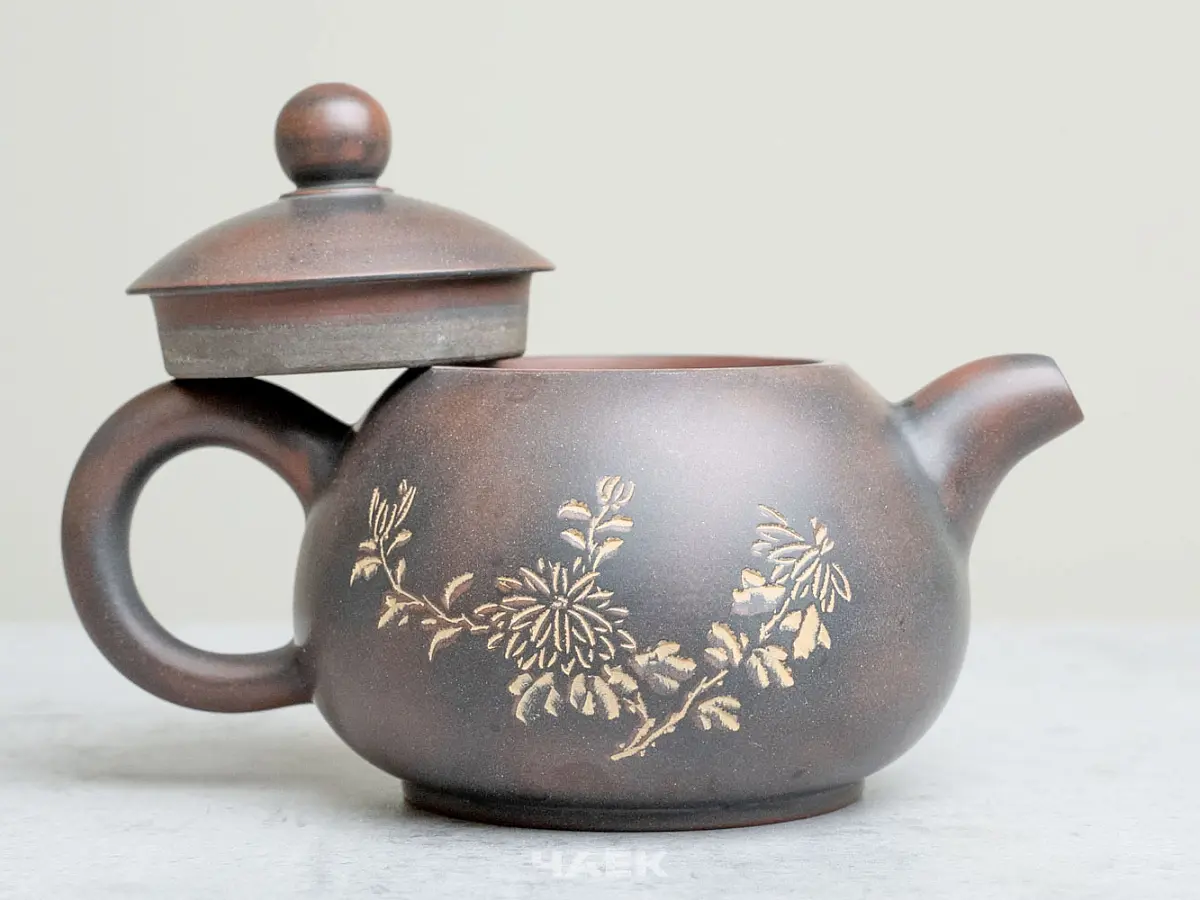 Чайник из Гуанси № 169, керамика Циньчжоу, 145 мл