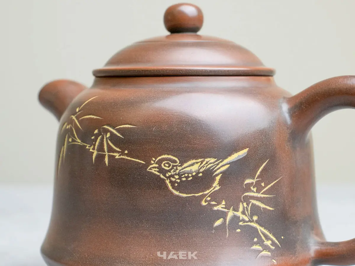 Чайник из Гуанси № 184, керамика Циньчжоу, 215 мл