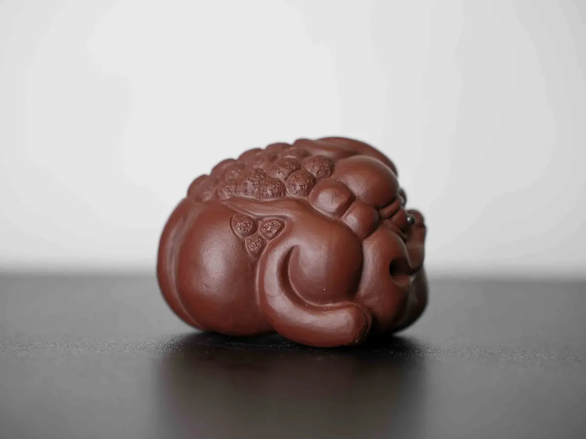 Чайная фигурка «Трёхлапая Жаба» № 97, исинская глина