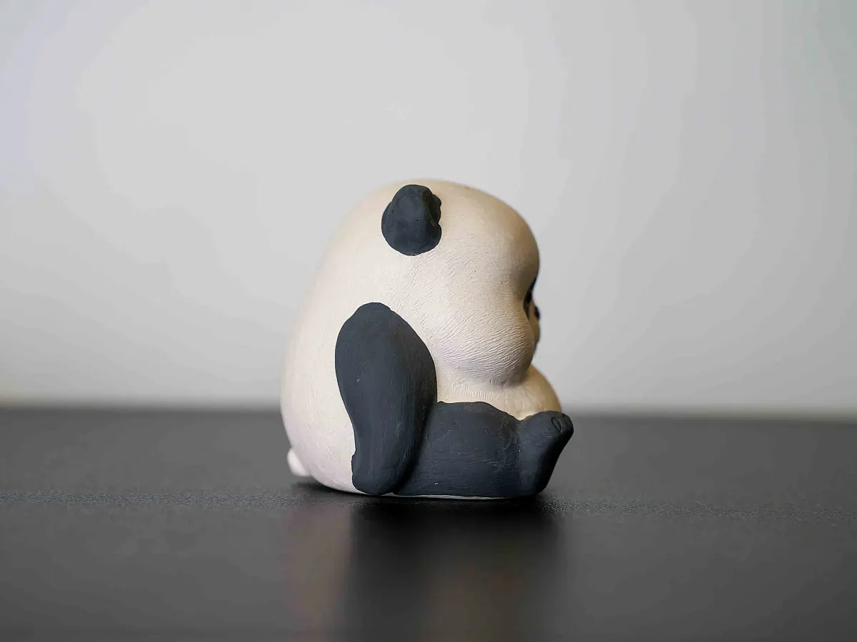 Чайная фигурка «Панда» № 46, исинская глина