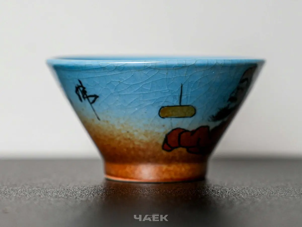 Пиала № 310, керамика Цзиндэчжэнь, 75 мл