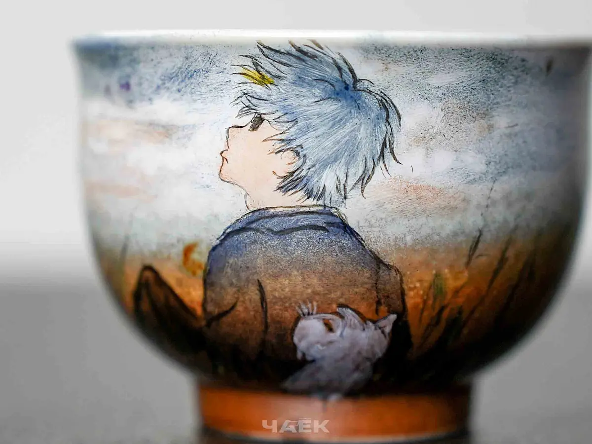 Пиала № 309, керамика Цзиндэчжэнь, 100 мл