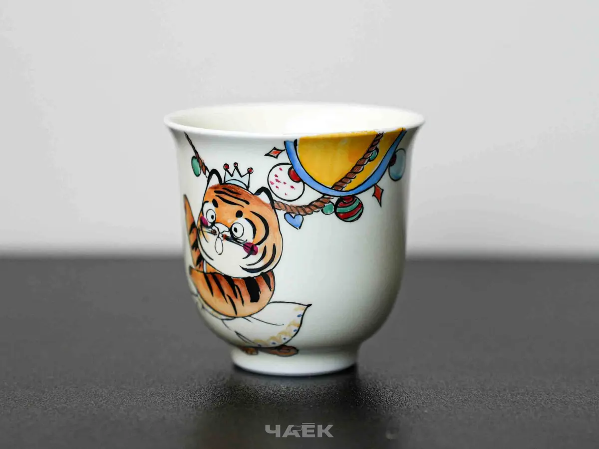 Пиала № 282, керамика Цзиндэчжэнь, 80 мл