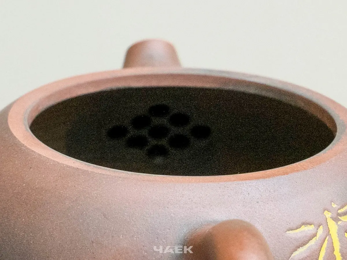 Чайник из Гуанси № 174, керамика Циньчжоу, 134 мл