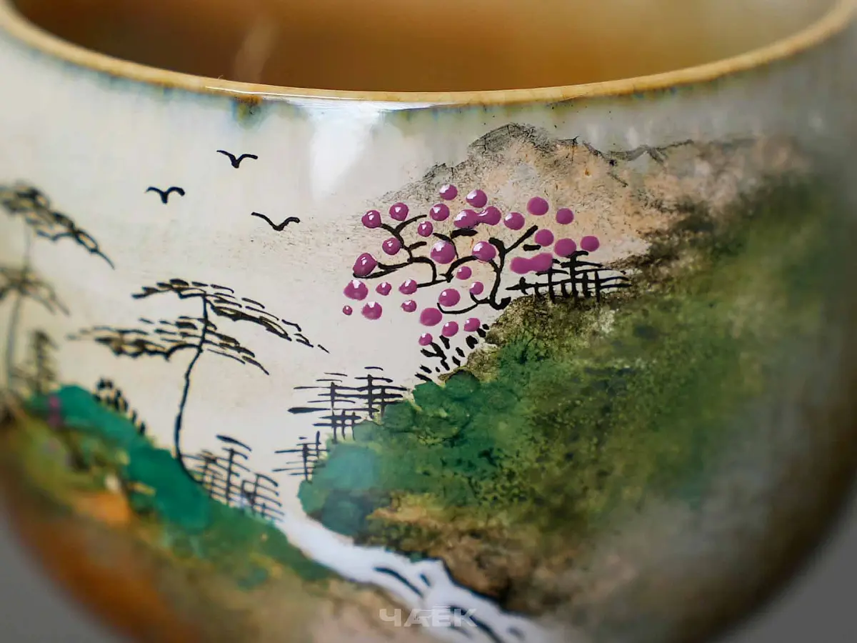 Пиала № 253, керамика Цзиндэчжэнь, 112 мл