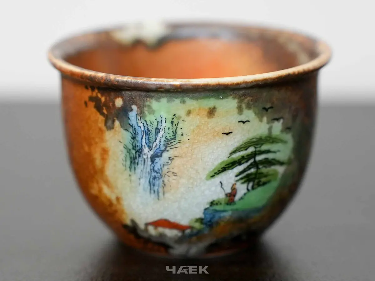 Пиала № 252, керамика Цзиндэчжэнь, 100 мл