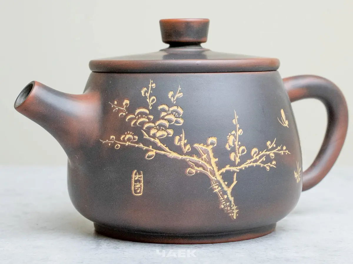Чайник из Гуанси № 157, керамика Циньчжоу, 187 мл
