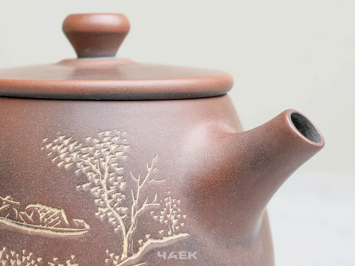 Чайник из Гуанси № 171, керамика Циньчжоу, 119 мл