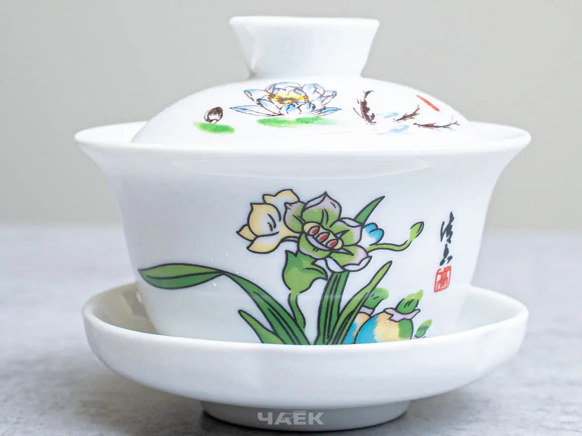 Гайвань «Хуаняо» № 104, фарфор, 100 мл