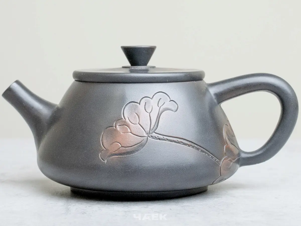 Чайник из Гуанси № 165, керамика Циньчжоу, 145 мл