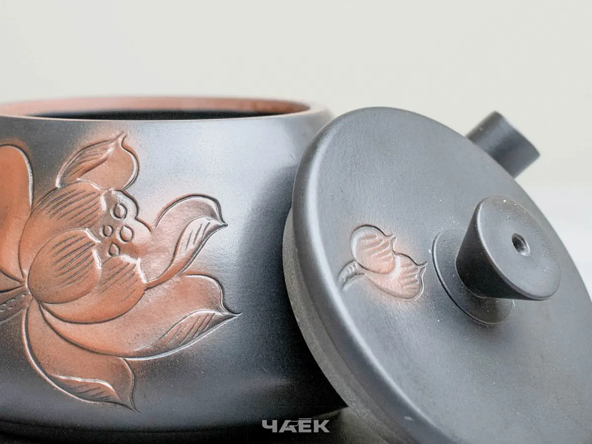 Чайник из Гуанси № 165, керамика Циньчжоу, 145 мл