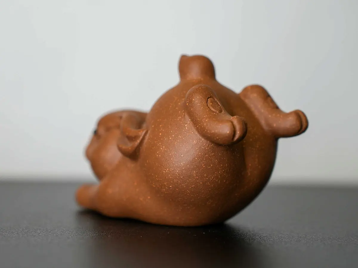 Чайная фигурка «Заяц» № 89, исинская глина