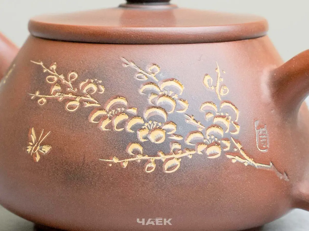 Чайник из Гуанси № 187, керамика Циньчжоу, 108 мл
