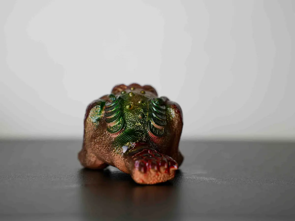 Чайная фигурка «Денежная жаба» № 61, исинская глина