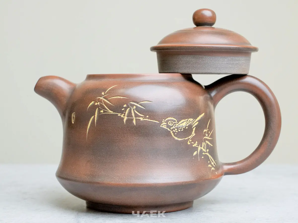 Чайник из Гуанси № 184, керамика Циньчжоу, 215 мл