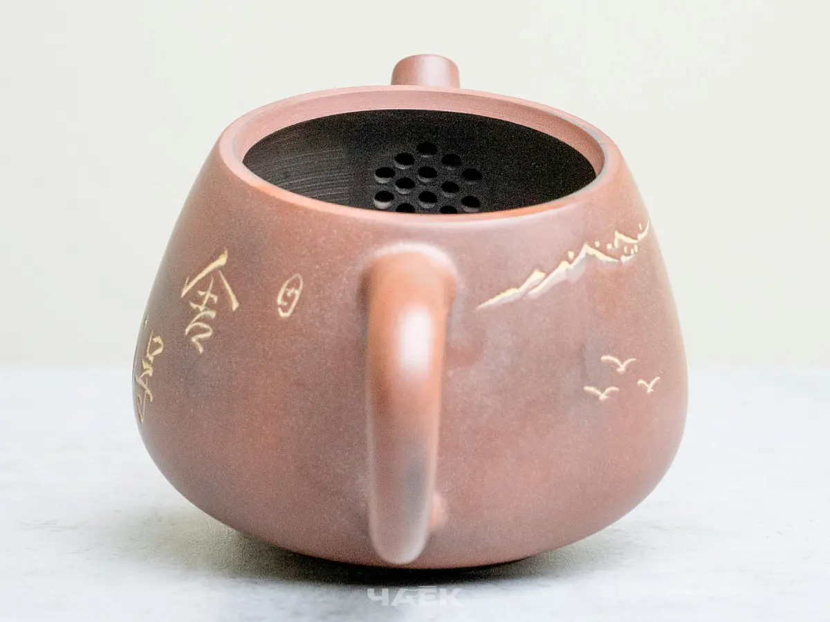 Чайник из Гуанси № 153, керамика Циньчжоу, 115 мл