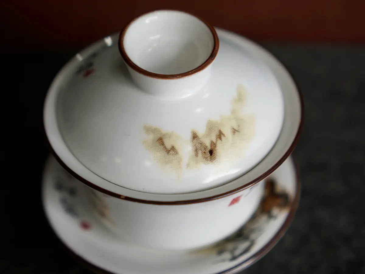 Гайвань «Лошади» № 4, фарфор, 110 мл