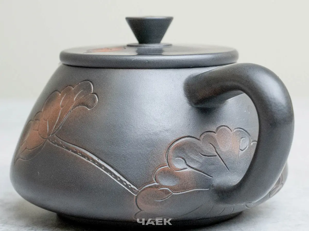 Чайник из Гуанси № 165, керамика Циньчжоу, 145 мл