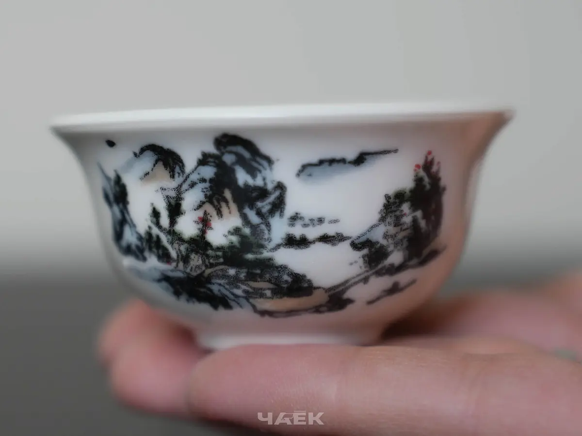 Пиала № 391, фарфор, 20 мл