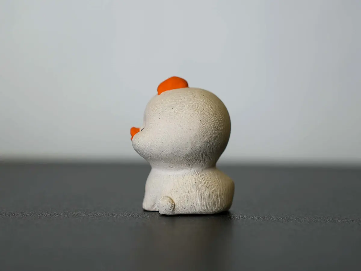 Чайная фигурка «Утёнок» № 65, исинская глина