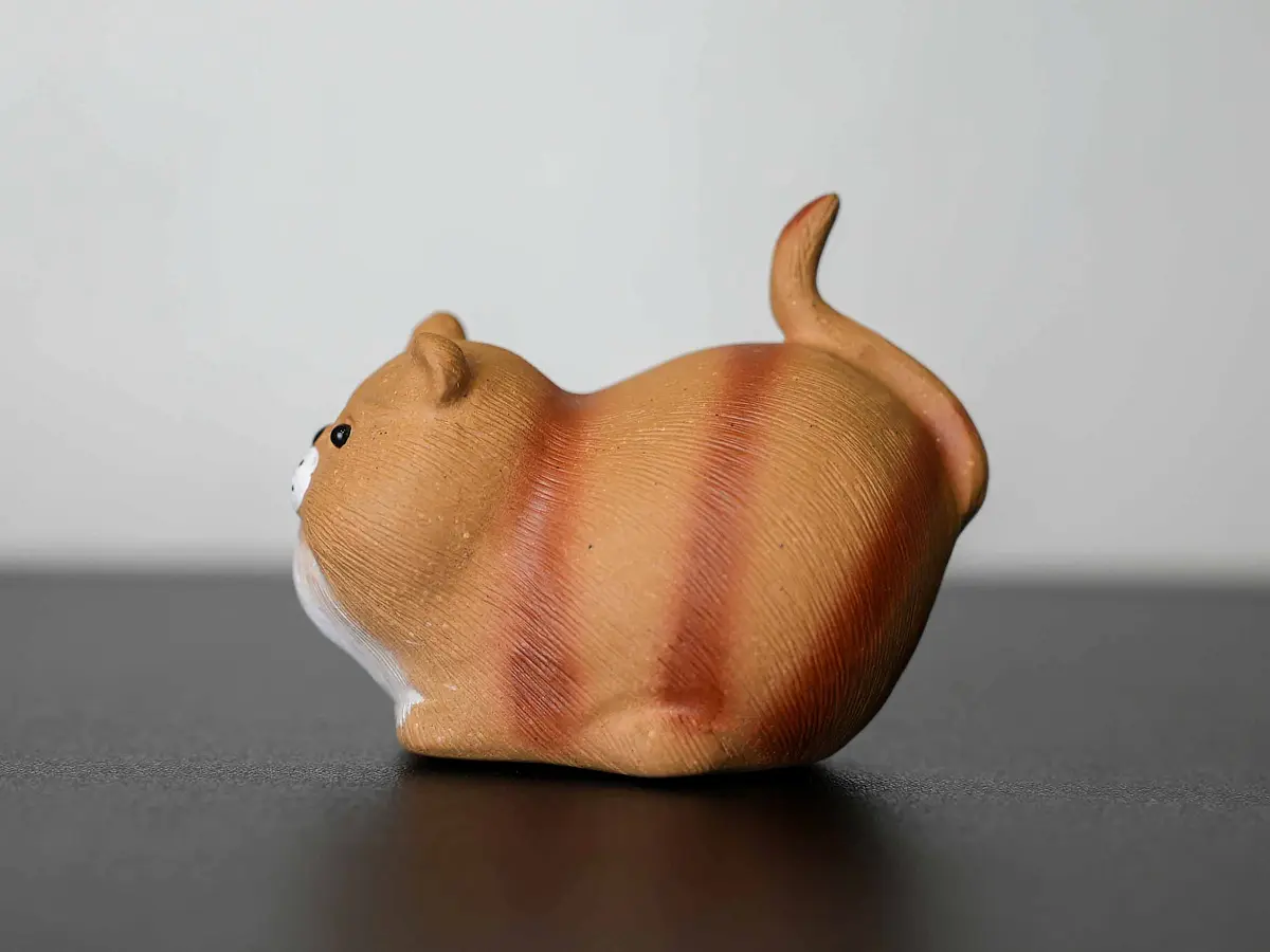 Чайная фигурка «Кот Васька» № 39, исинская глина