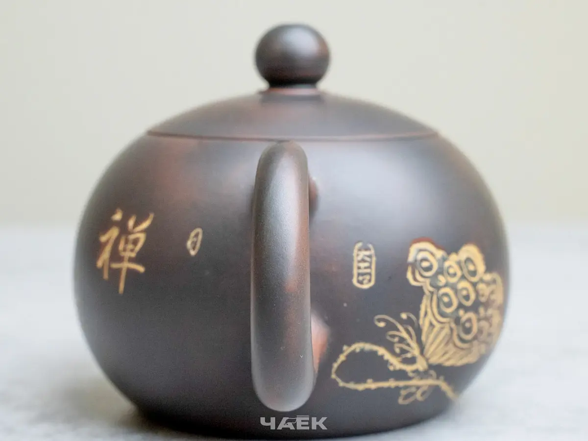 Чайник из Гуанси № 195, керамика Циньчжоу, 163 мл