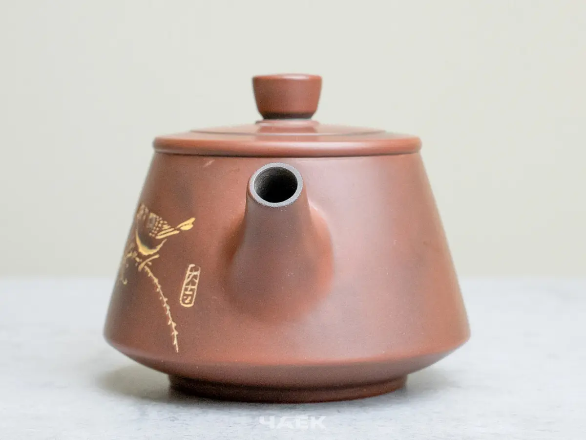 Чайник из Гуанси № 196, керамика Циньчжоу, 127 мл