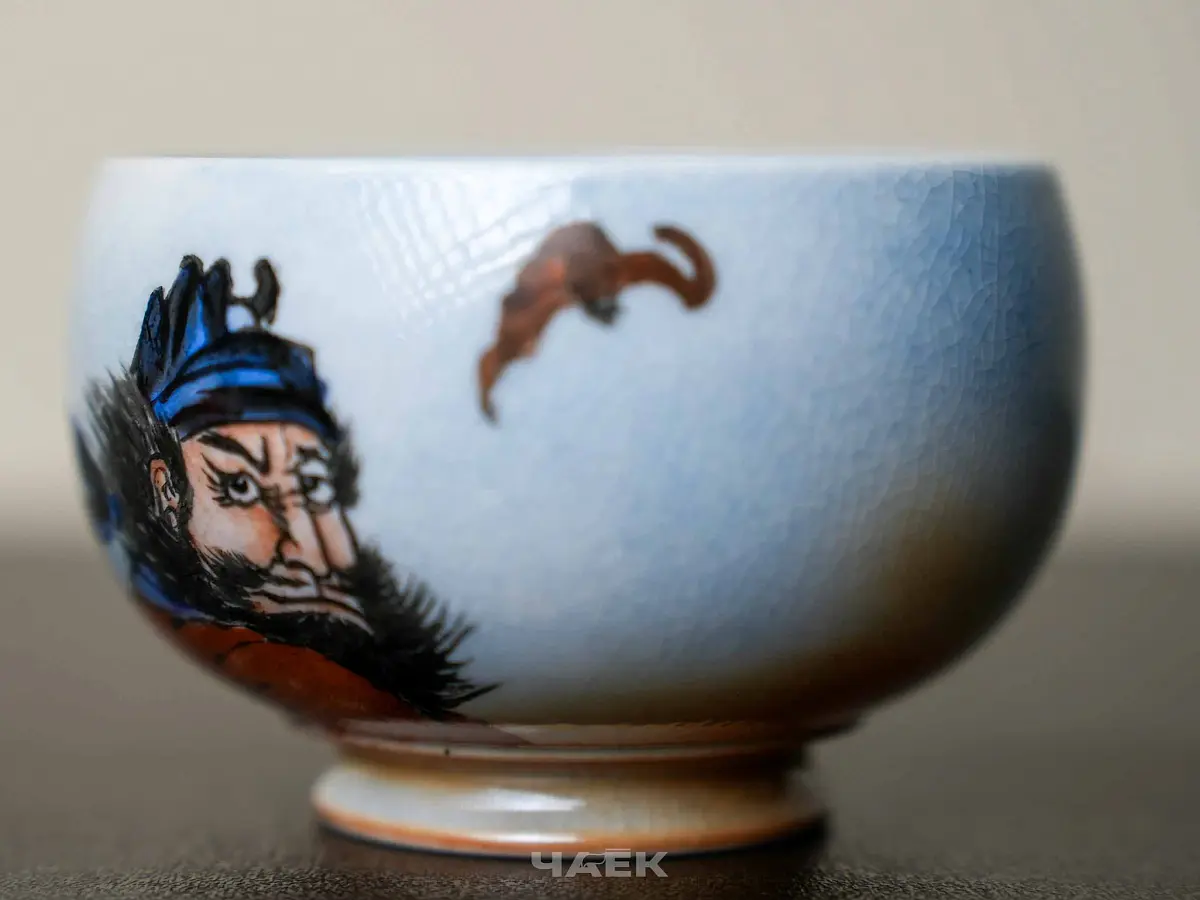 Пиала № 327, керамика Цзиндэчжэнь, 121 мл