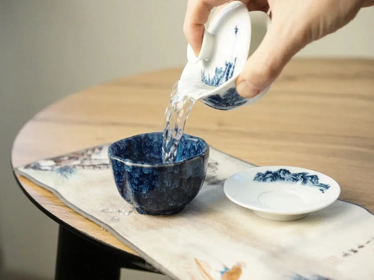 Набор чайной посуды «Индиго эгоист»