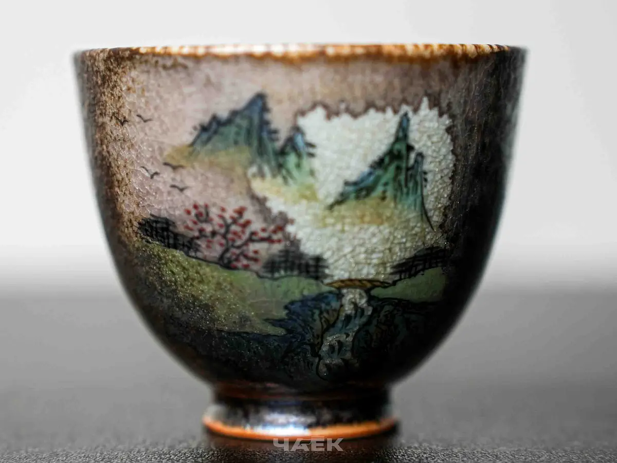 Пиала № 319, керамика Цзиндэчжэнь, 104 мл