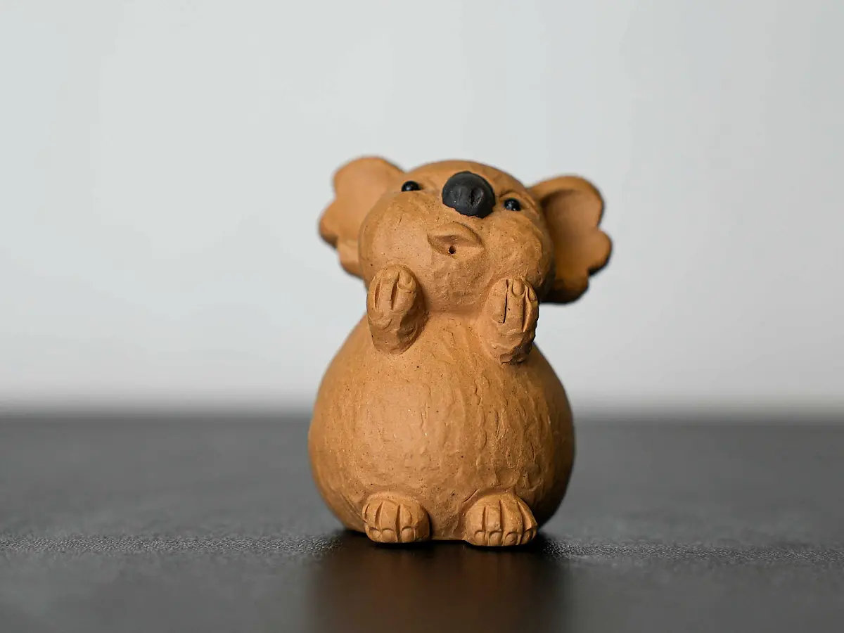 Чайная фигурка «Счастливая Коала» № 52, исинская глина