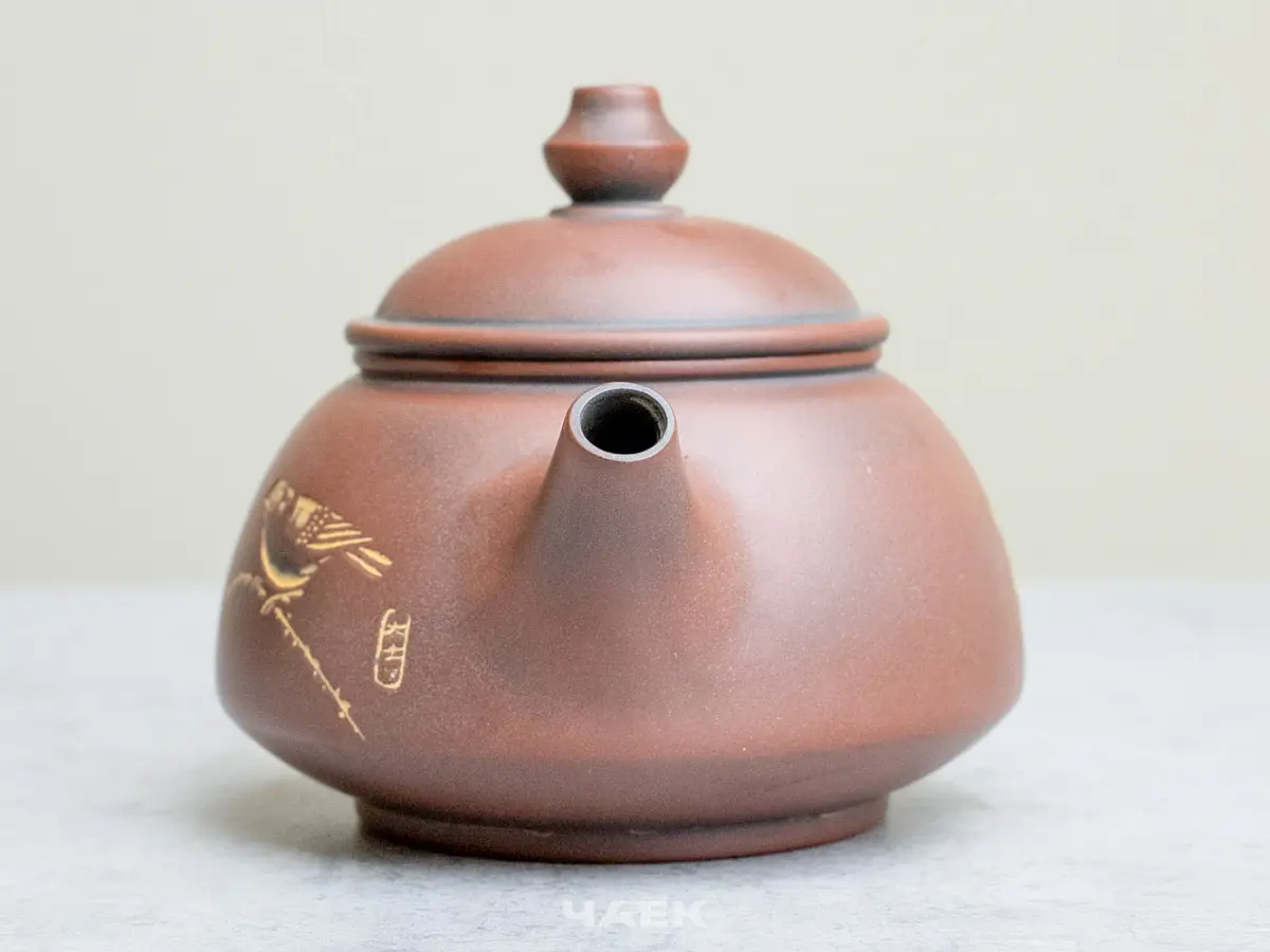 Чайник из Гуанси № 181, керамика Циньчжоу, 128 мл