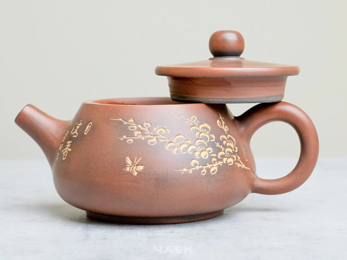Чайник из Гуанси № 187, керамика Циньчжоу, 108 мл