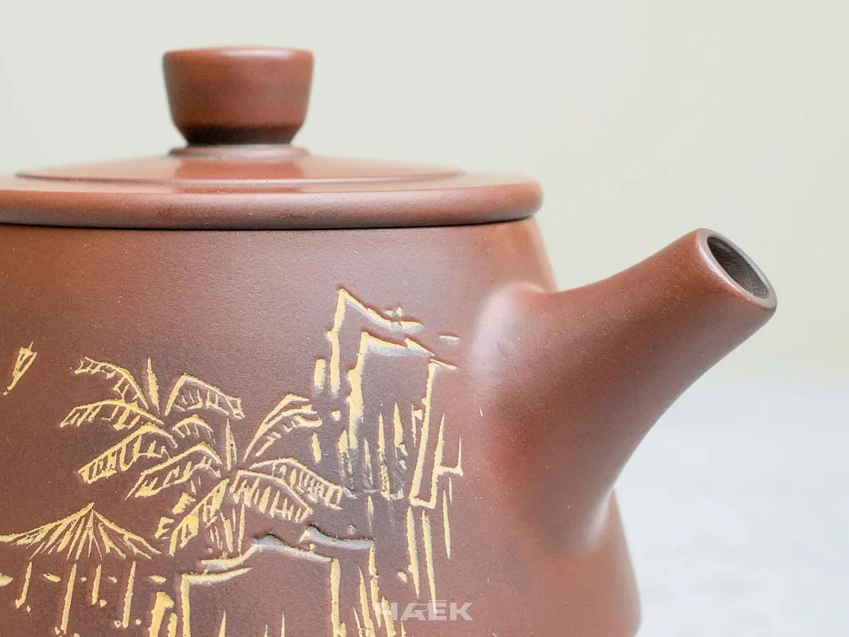 Чайник из Гуанси № 159, керамика Циньчжоу, 173 мл
