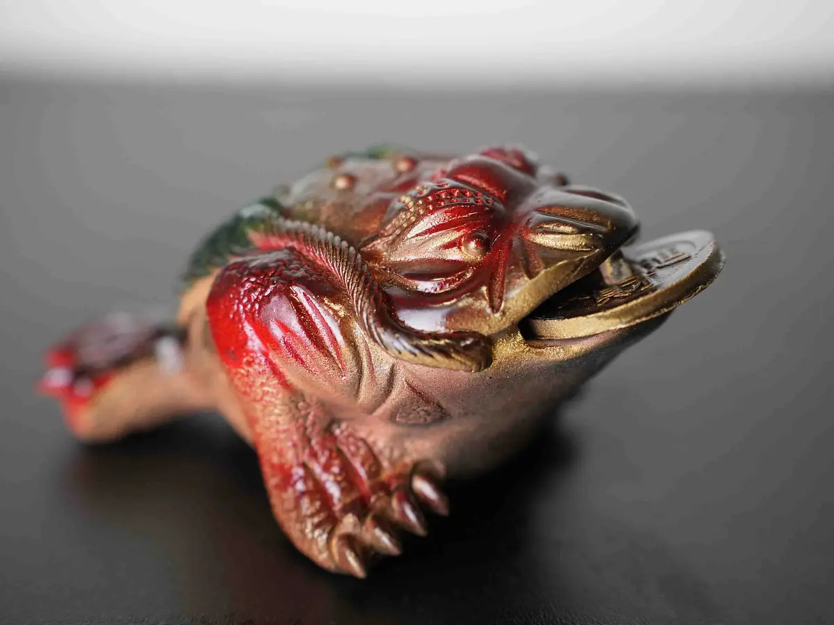 Чайная фигурка «Денежная жаба» № 61, исинская глина