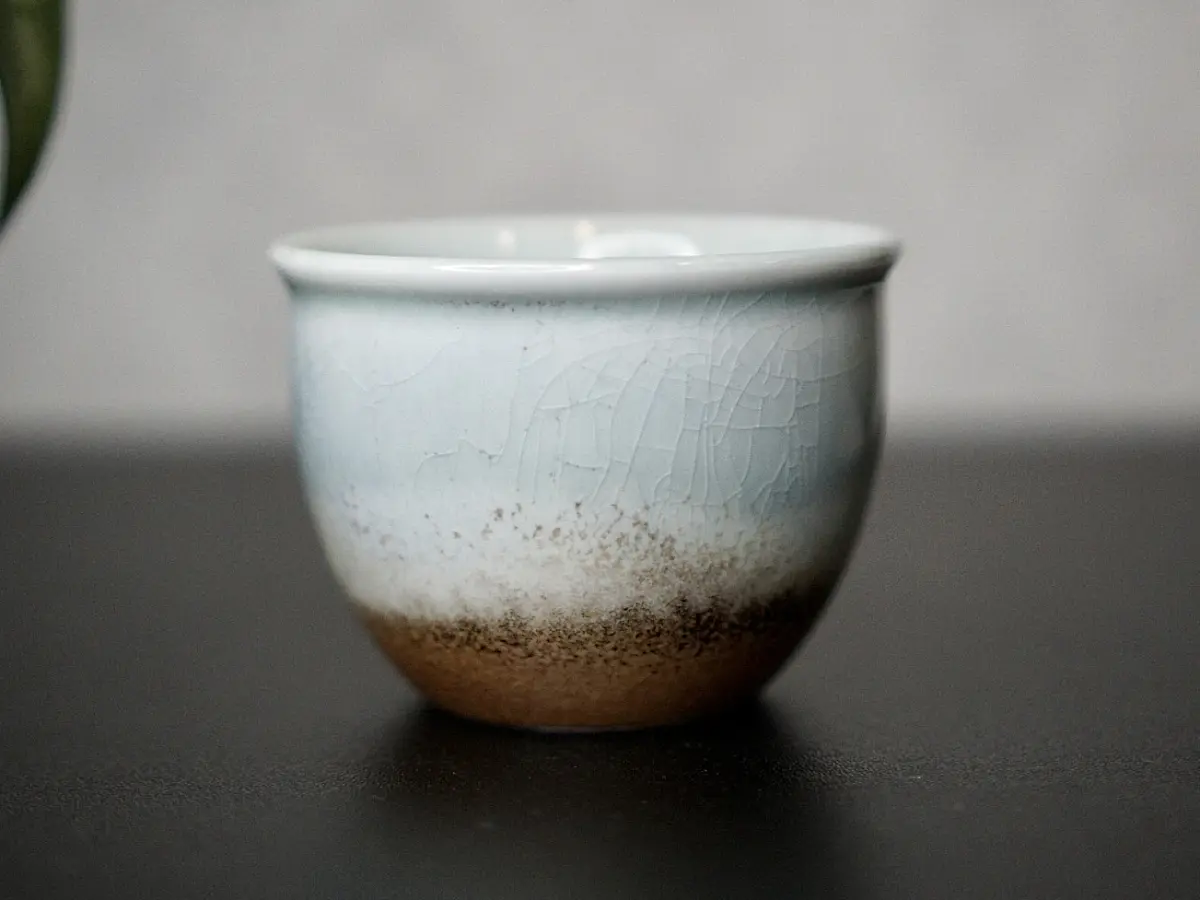 Пиала «Журавль» № 63, керамика Цзиндэчжэнь, 118 мл