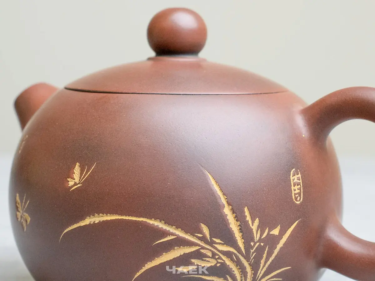 Чайник из Гуанси № 198, керамика Циньчжоу, 152 мл