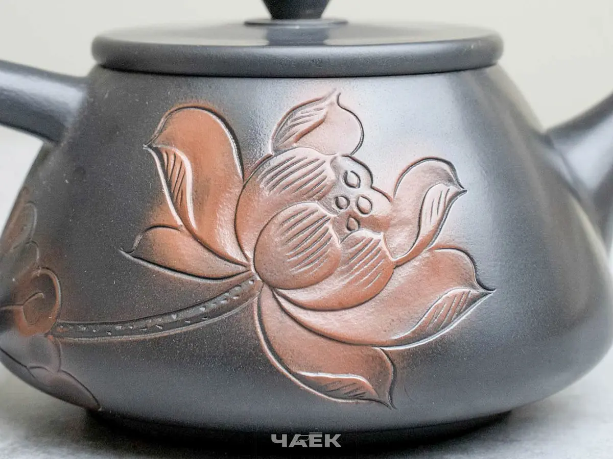 Чайник из Гуанси № 165, керамика Циньчжоу, 145 мл