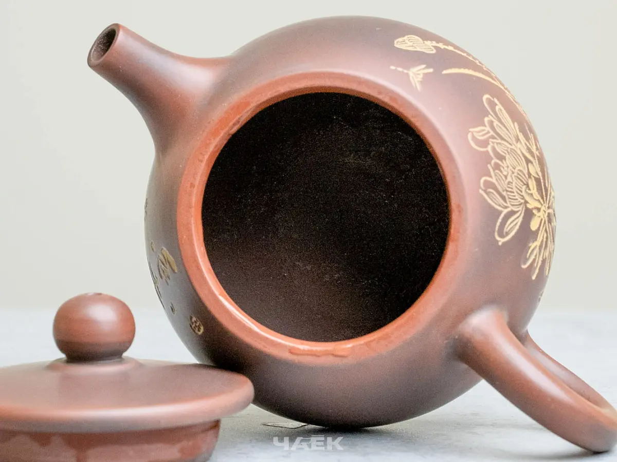 Чайник из Гуанси № 189, керамика Циньчжоу, 115 мл