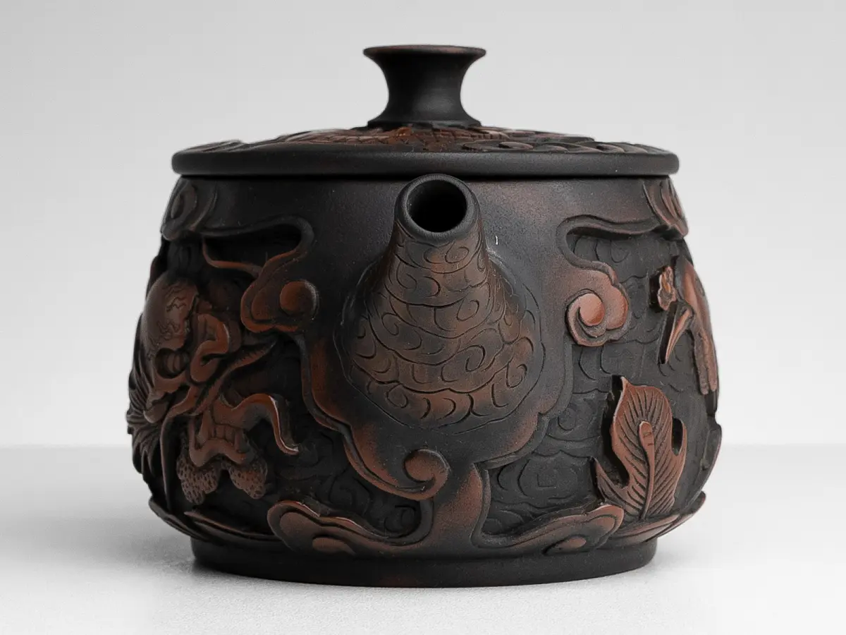 Чайник № 802 из керамики Цзяньшуй, 224 мл