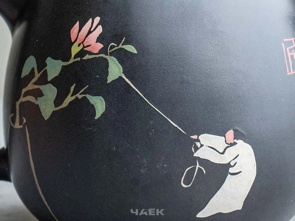 Чайник № 105 из керамики Цзяньшуй, 193 мл