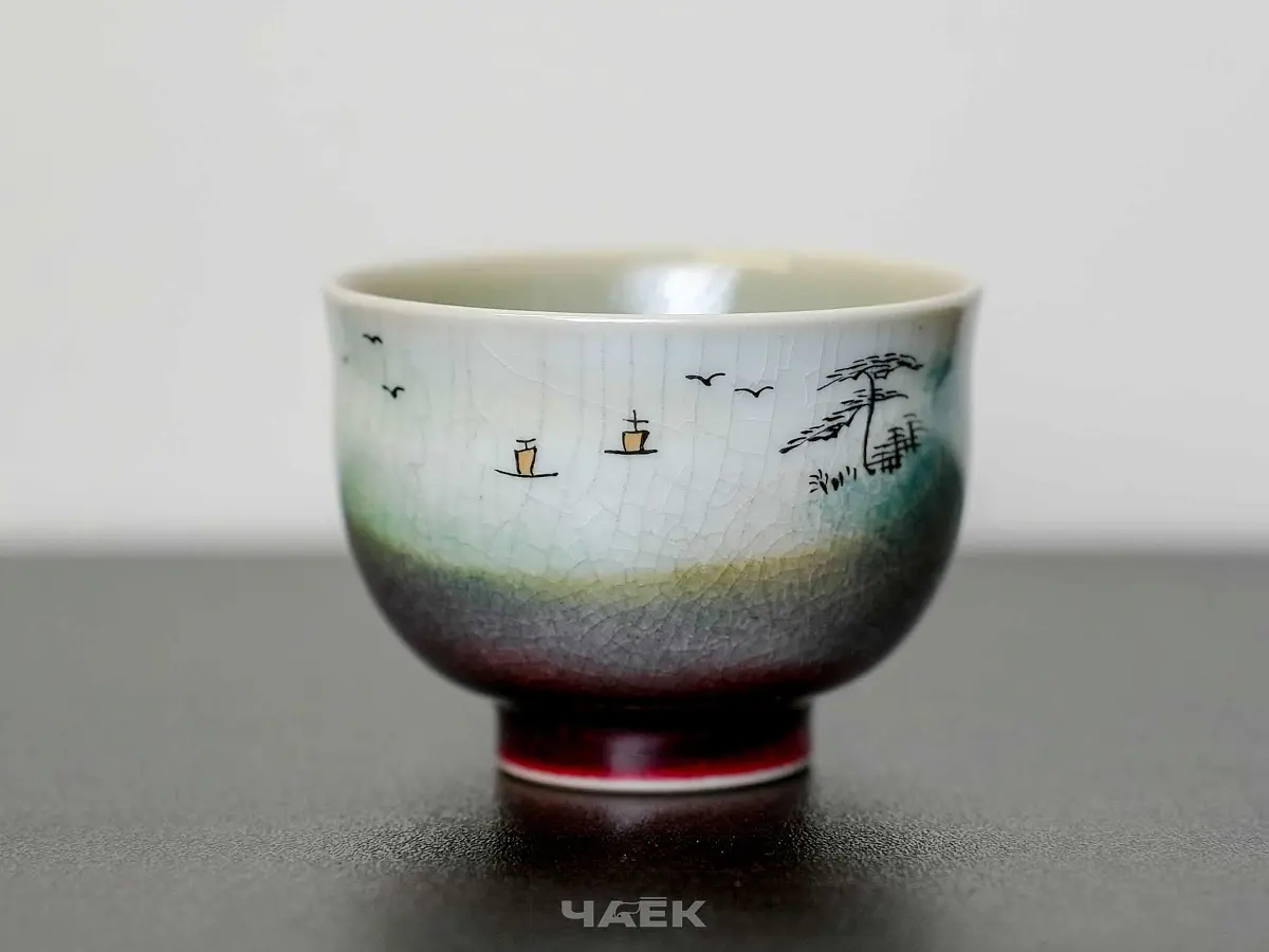 Пиала № 266, керамика Цзиндэчжэнь, 82 мл