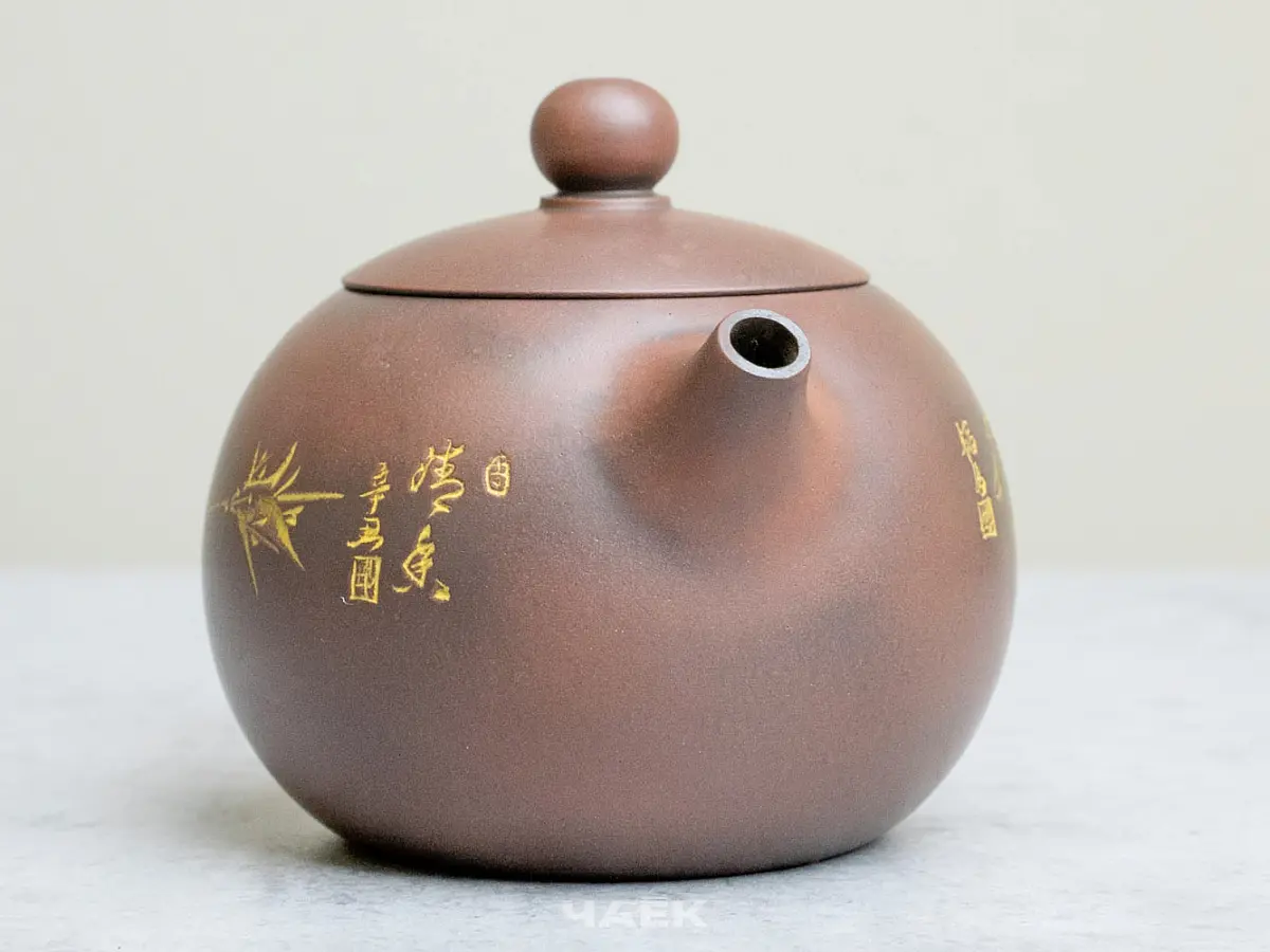Чайник из Гуанси № 191, керамика Циньчжоу, 118 мл