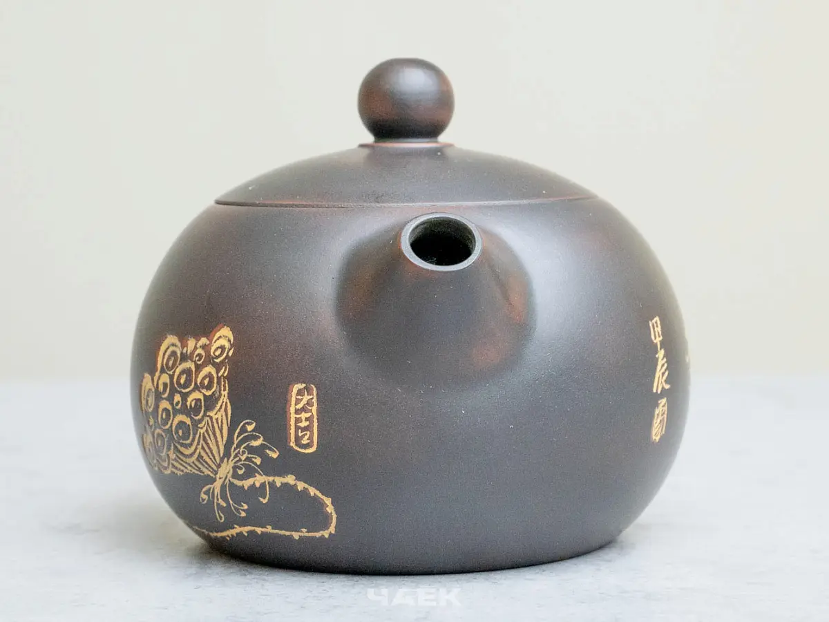 Чайник из Гуанси № 156, керамика Циньчжоу, 150 мл