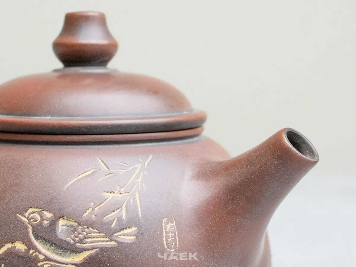 Чайник из Гуанси № 175, керамика Циньчжоу, 112 мл