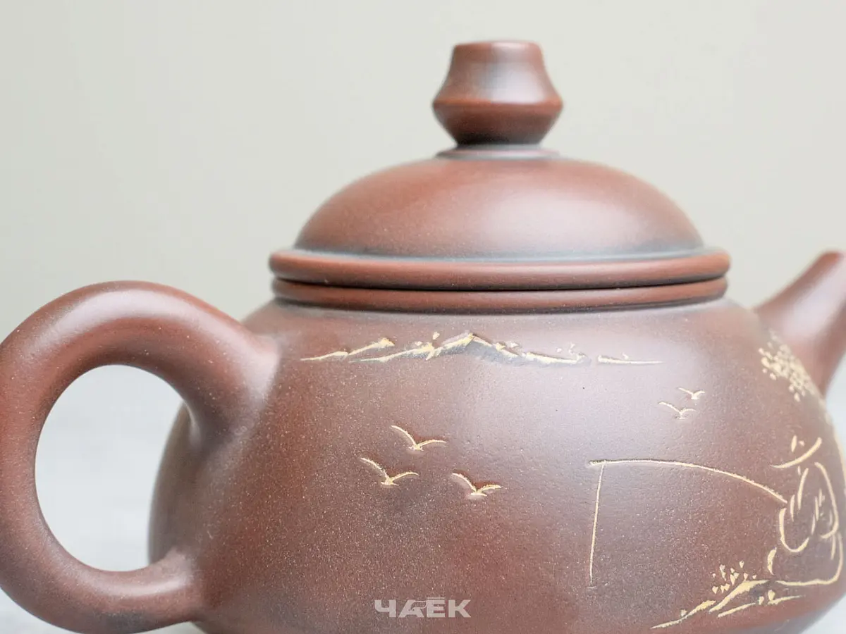 Чайник из Гуанси № 178, керамика Циньчжоу, 120 мл