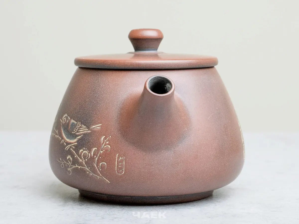 Чайник из Гуанси № 167, керамика Циньчжоу, 117 мл