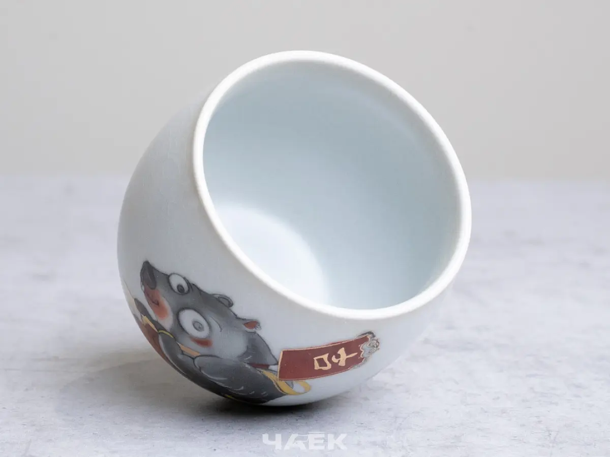 Пиала «Крыса» № 116, керамика, 90 мл